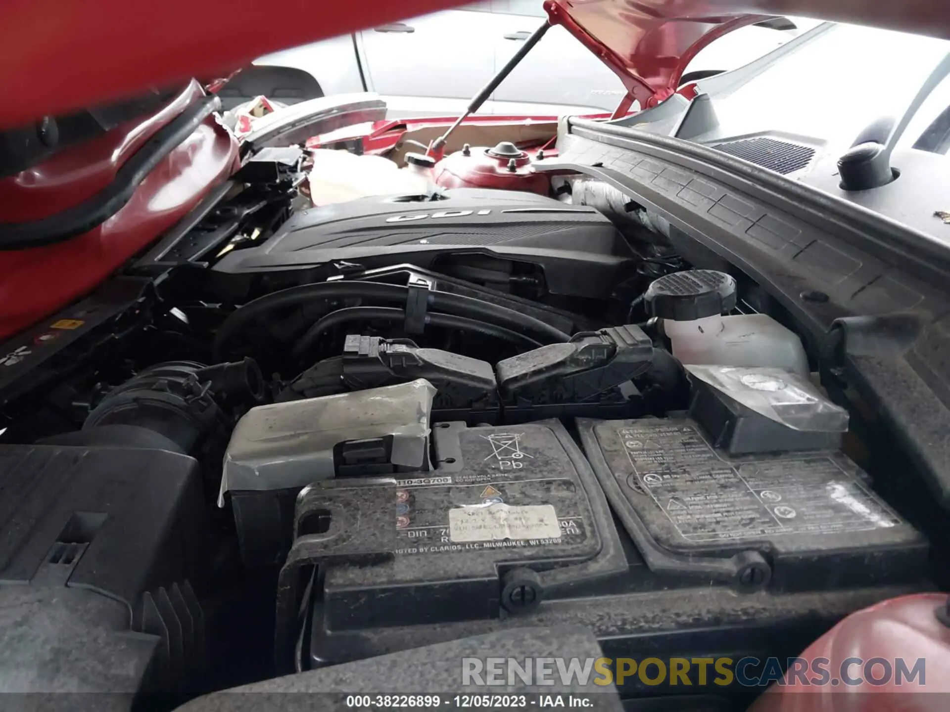 10 fotografías del automóvil dañado 5NPEG4JA6NH142900 HYUNDAI SONATA 2022