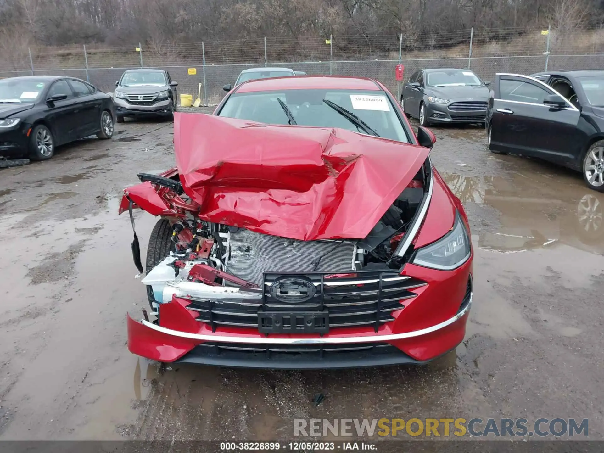 11 fotografías del automóvil dañado 5NPEG4JA6NH142900 HYUNDAI SONATA 2022