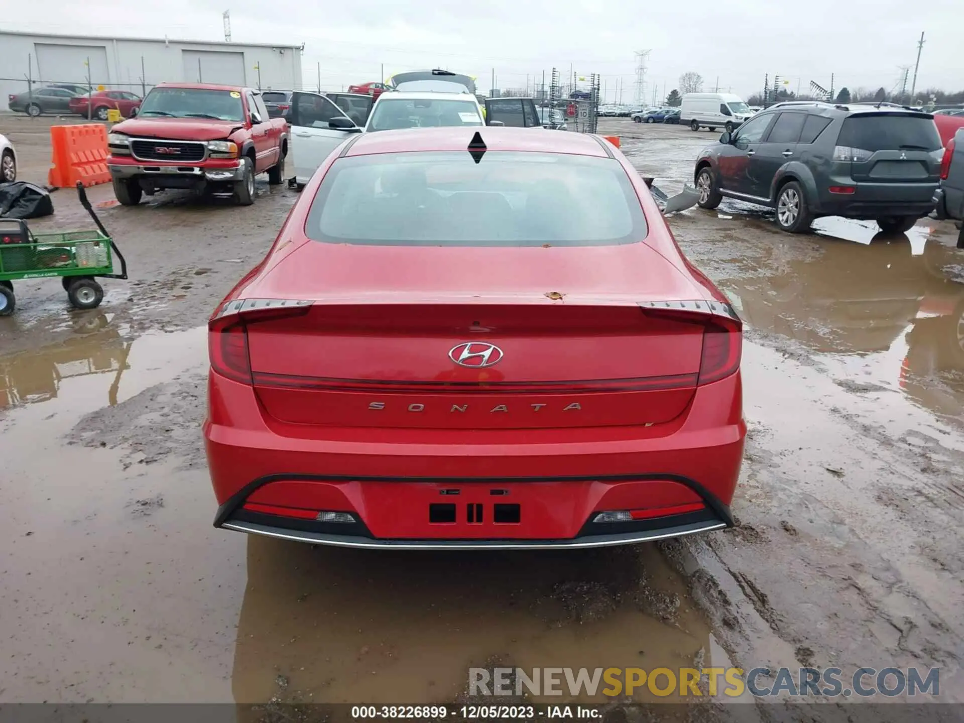 15 fotografías del automóvil dañado 5NPEG4JA6NH142900 HYUNDAI SONATA 2022