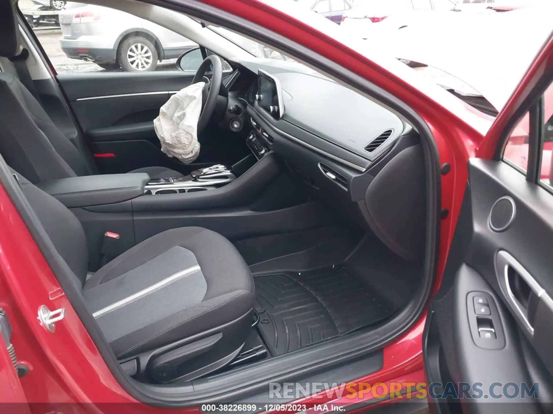 5 fotografías del automóvil dañado 5NPEG4JA6NH142900 HYUNDAI SONATA 2022