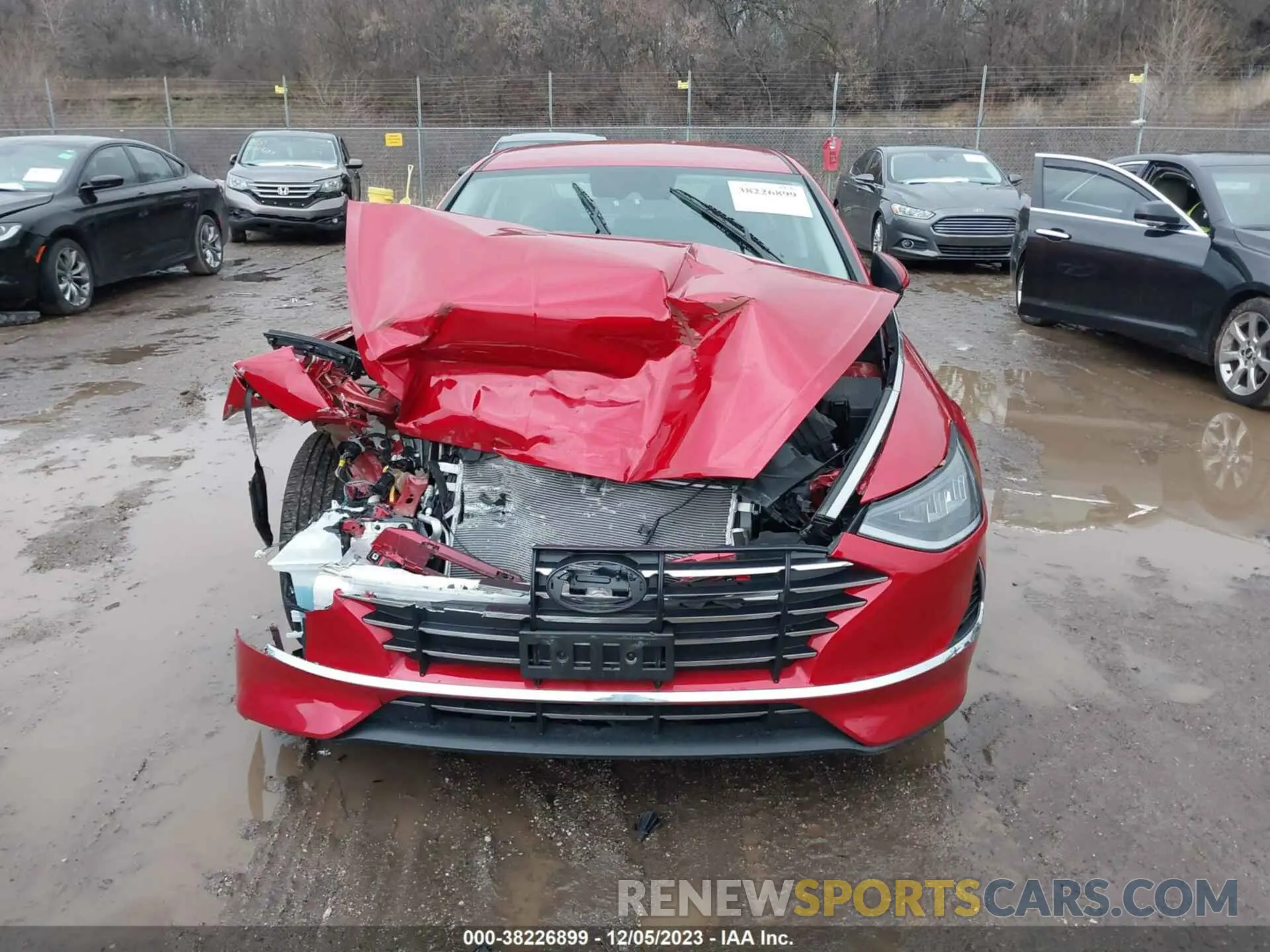 6 fotografías del automóvil dañado 5NPEG4JA6NH142900 HYUNDAI SONATA 2022