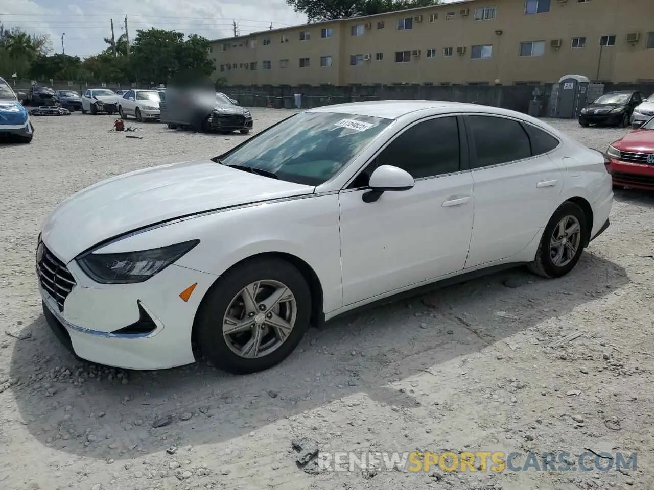 1 fotografías del automóvil dañado 5NPEG4JA7NH133316 HYUNDAI SONATA 2022