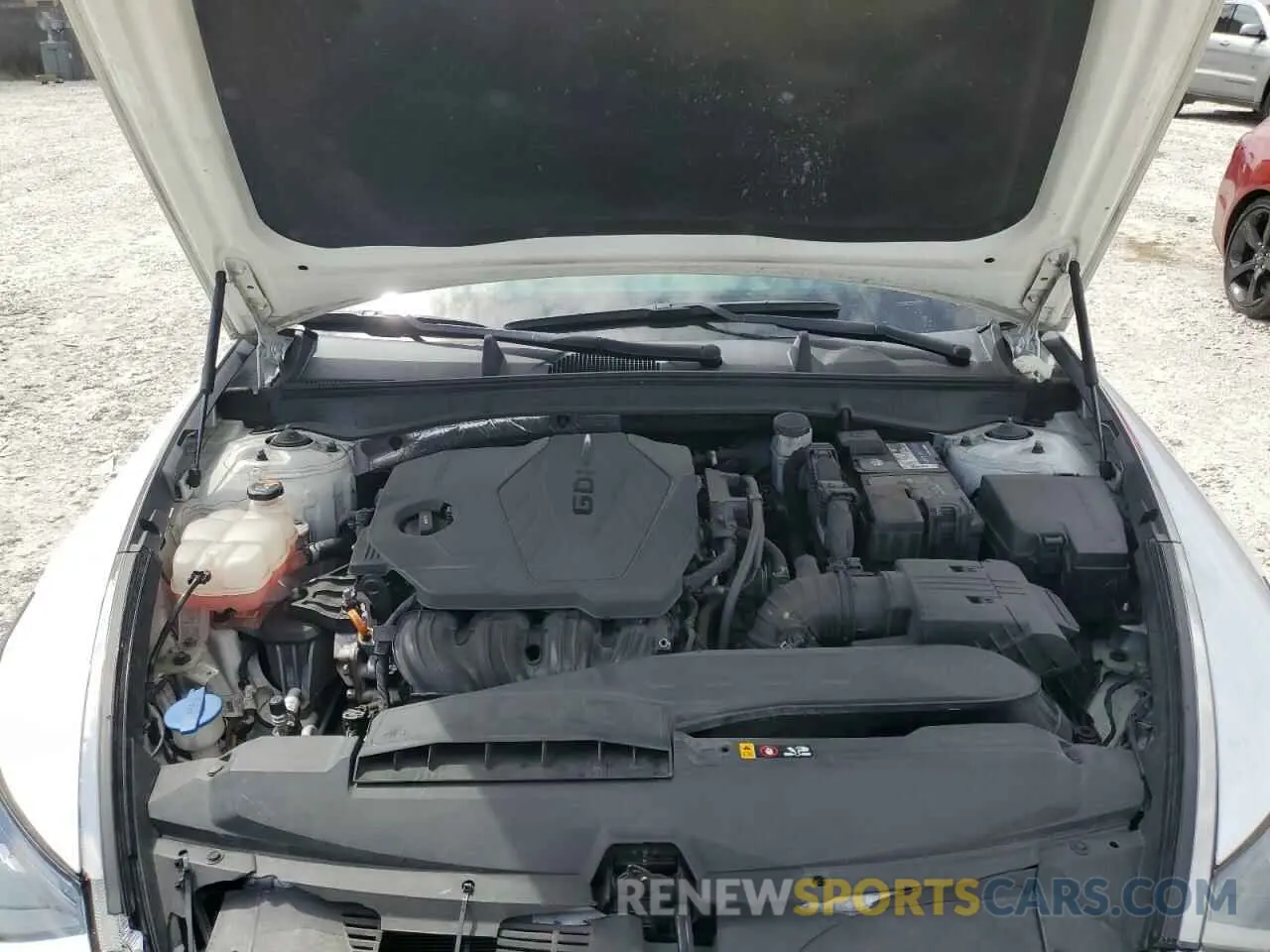 11 fotografías del automóvil dañado 5NPEG4JA7NH133316 HYUNDAI SONATA 2022