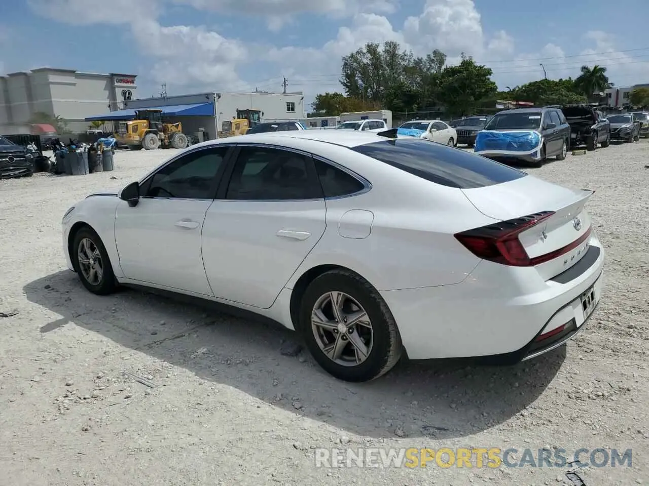 2 fotografías del automóvil dañado 5NPEG4JA7NH133316 HYUNDAI SONATA 2022