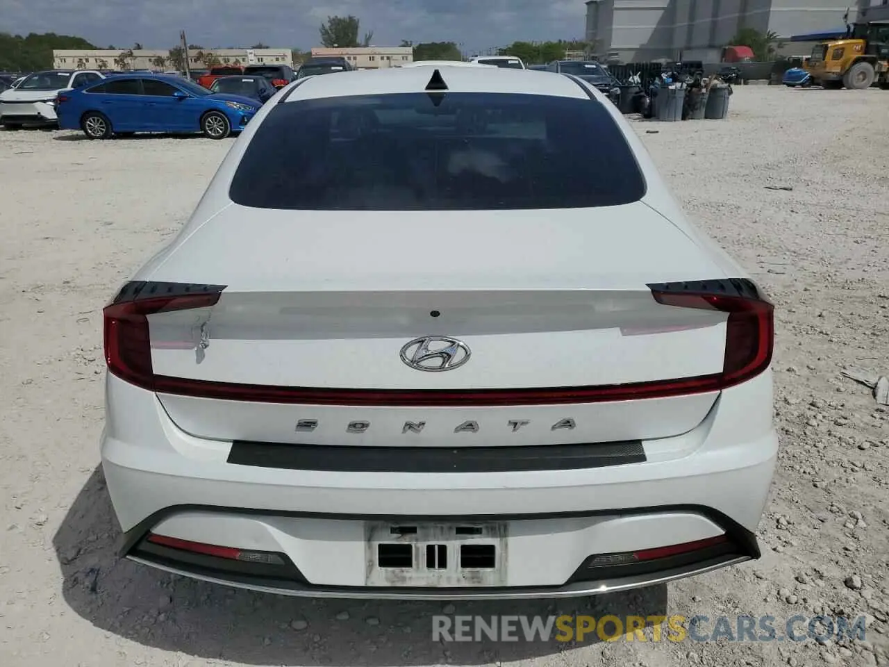 6 fotografías del automóvil dañado 5NPEG4JA7NH133316 HYUNDAI SONATA 2022