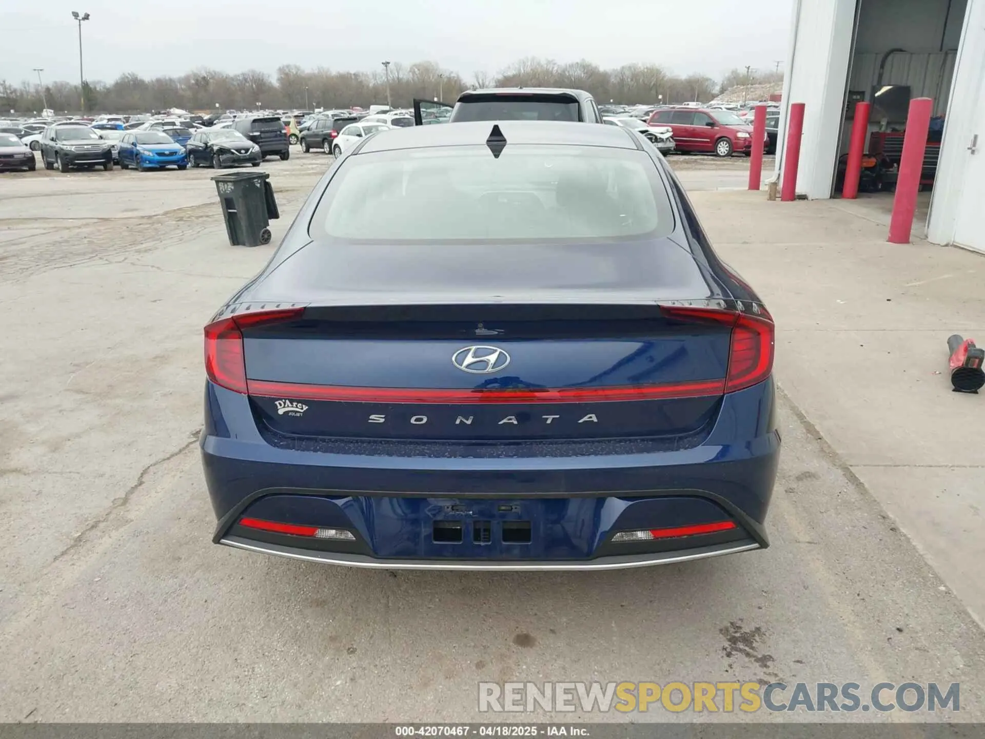 16 fotografías del automóvil dañado 5NPEG4JA8NH143630 HYUNDAI SONATA 2022