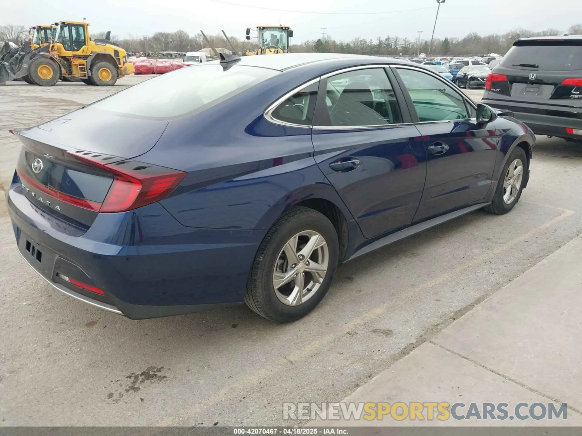 4 fotografías del automóvil dañado 5NPEG4JA8NH143630 HYUNDAI SONATA 2022