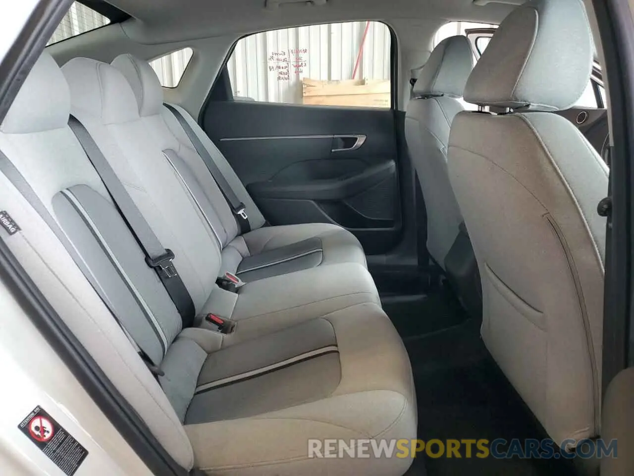 10 fotografías del automóvil dañado 5NPEG4JA8NH145961 HYUNDAI SONATA 2022