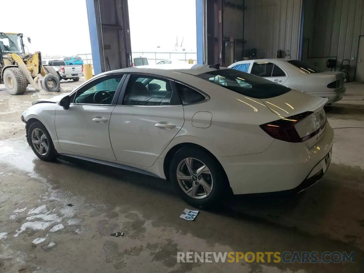 2 fotografías del automóvil dañado 5NPEG4JA8NH145961 HYUNDAI SONATA 2022
