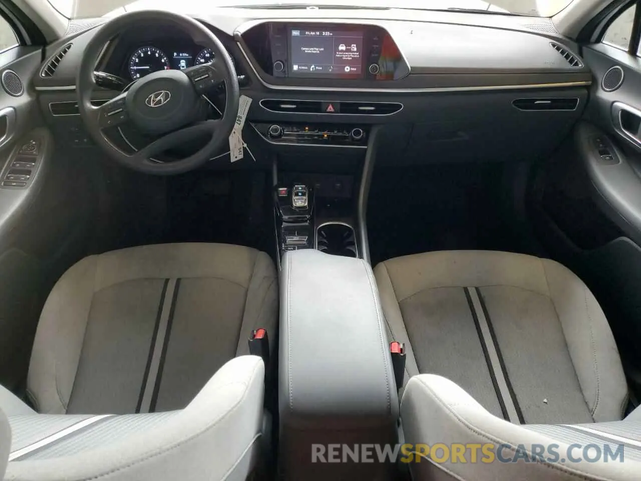 8 fotografías del automóvil dañado 5NPEG4JA8NH145961 HYUNDAI SONATA 2022