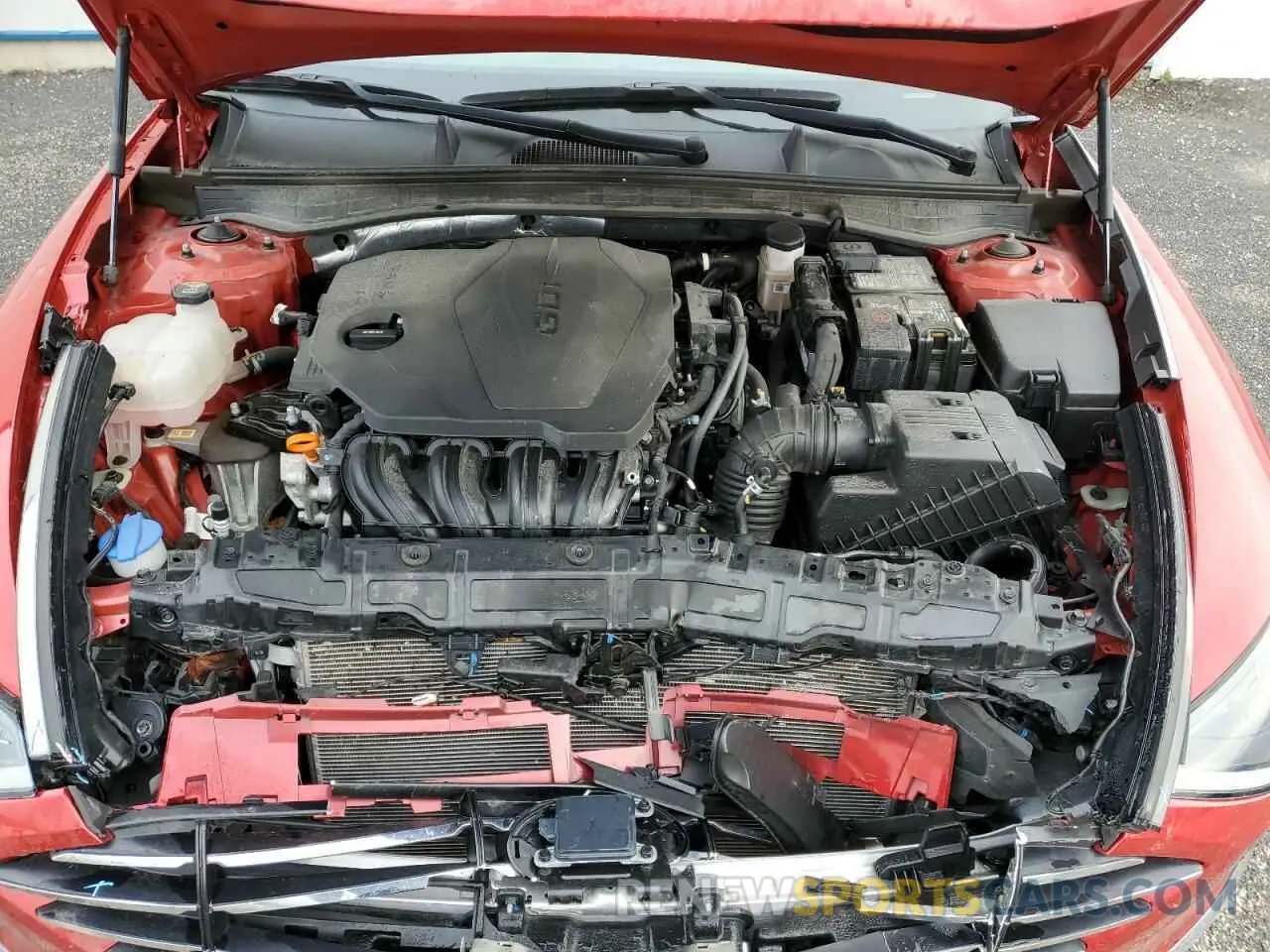 11 fotografías del automóvil dañado 5NPEG4JA8NH146043 HYUNDAI SONATA 2022