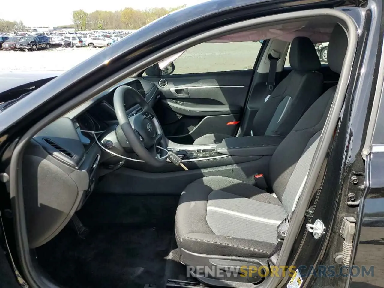 7 fotografías del automóvil dañado 5NPEG4JA9NH135231 HYUNDAI SONATA 2022