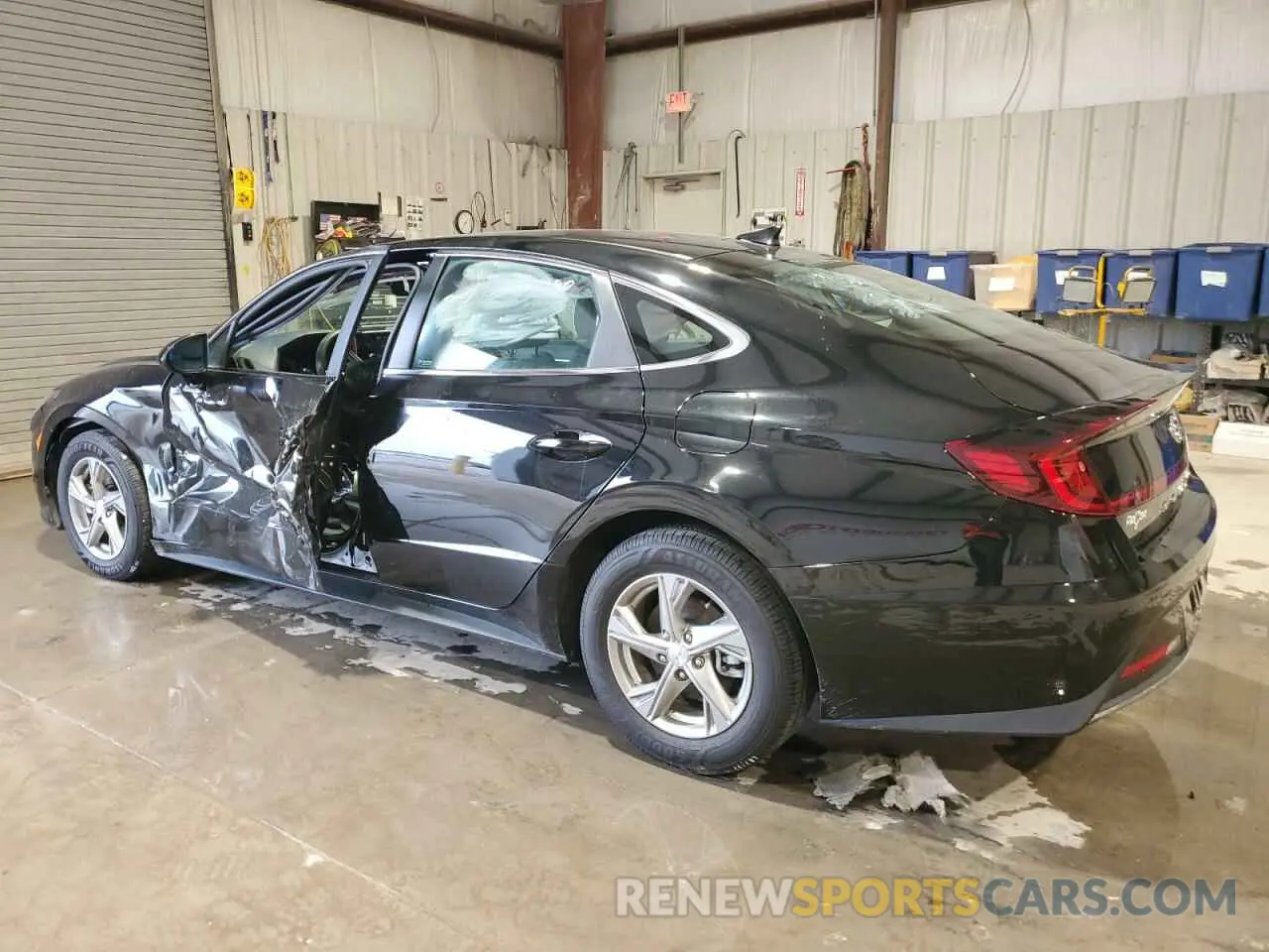 2 fotografías del automóvil dañado 5NPEG4JA9NH139165 HYUNDAI SONATA 2022