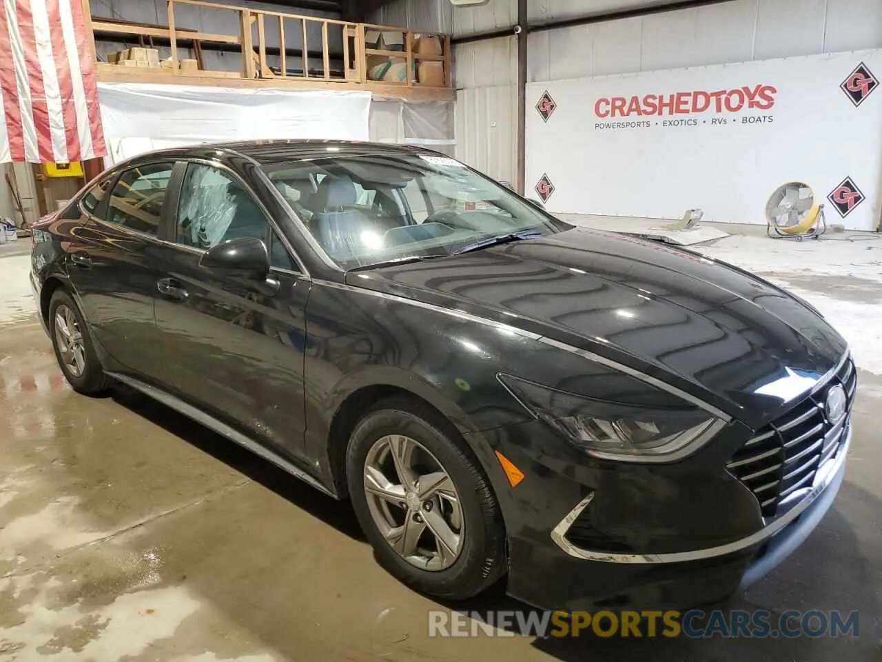 4 fotografías del automóvil dañado 5NPEG4JA9NH139165 HYUNDAI SONATA 2022