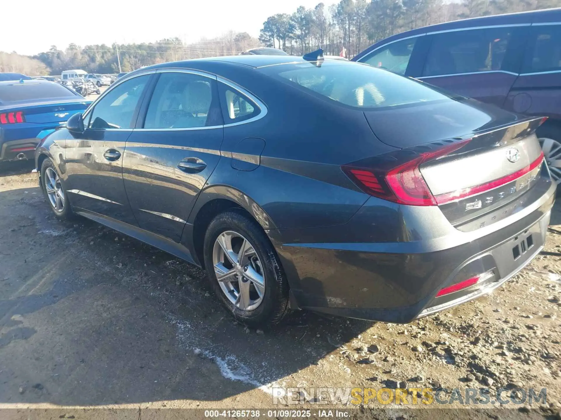 3 fotografías del automóvil dañado 5NPEG4JA9NH143121 HYUNDAI SONATA 2022