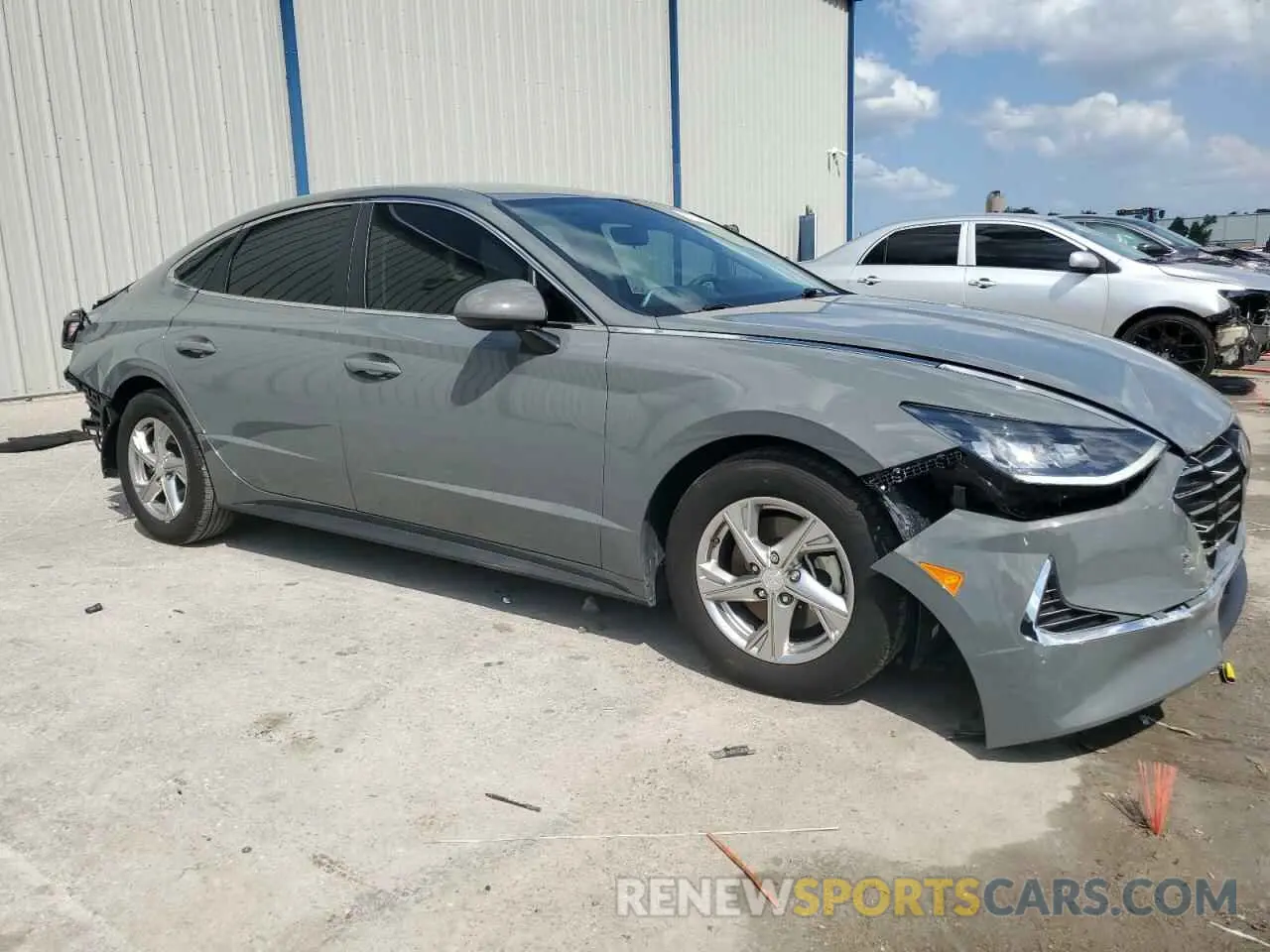 4 fotografías del automóvil dañado 5NPEG4JAXNH142740 HYUNDAI SONATA 2022