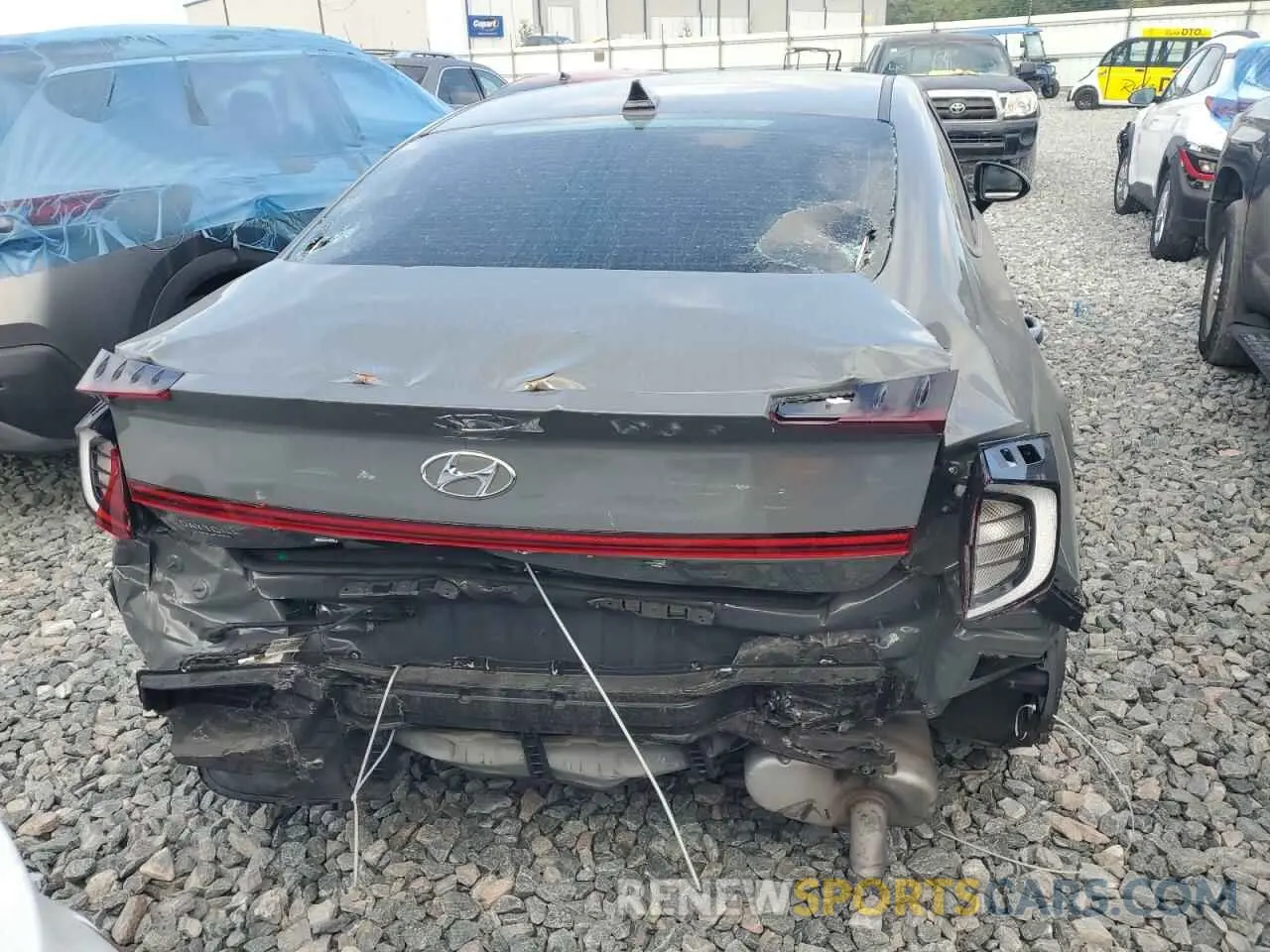 6 fotografías del automóvil dañado 5NPEG4JAXNH142740 HYUNDAI SONATA 2022