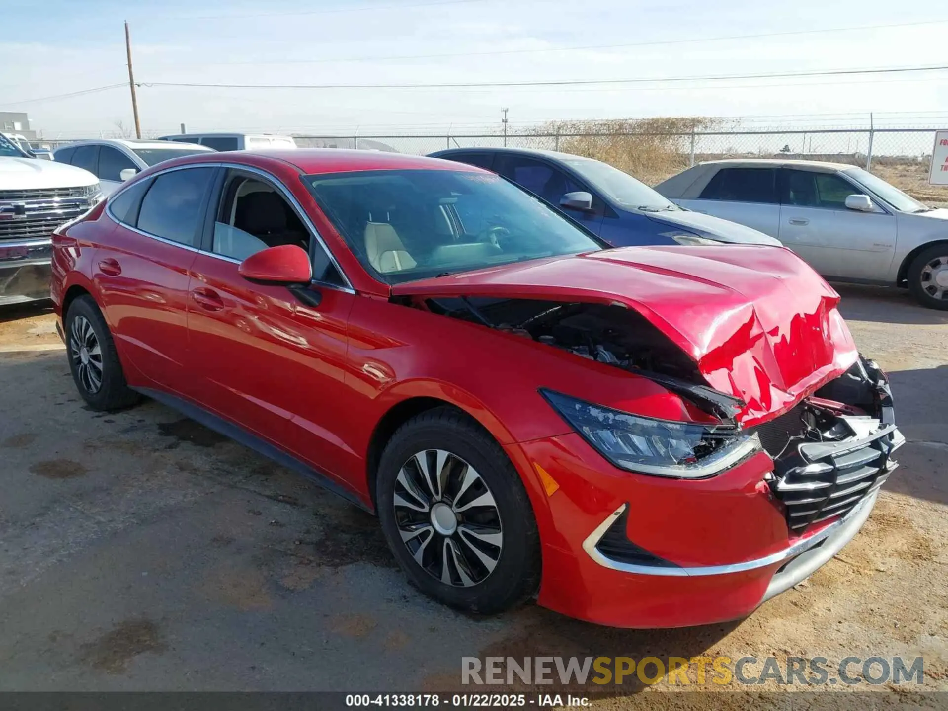 1 fotografías del automóvil dañado 5NPEG4JAXNH142947 HYUNDAI SONATA 2022