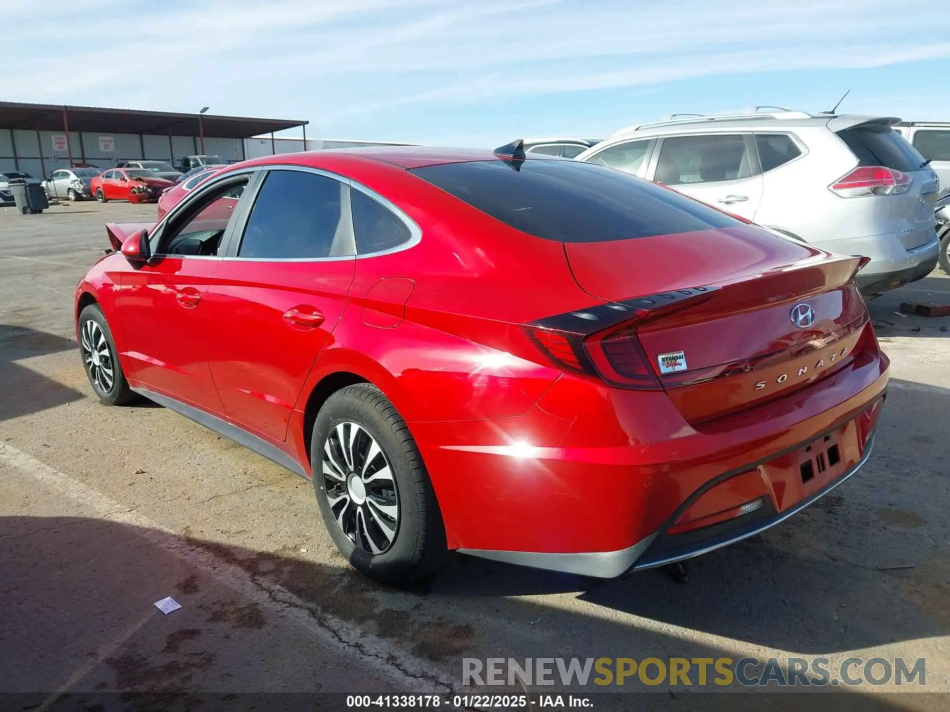 3 fotografías del automóvil dañado 5NPEG4JAXNH142947 HYUNDAI SONATA 2022