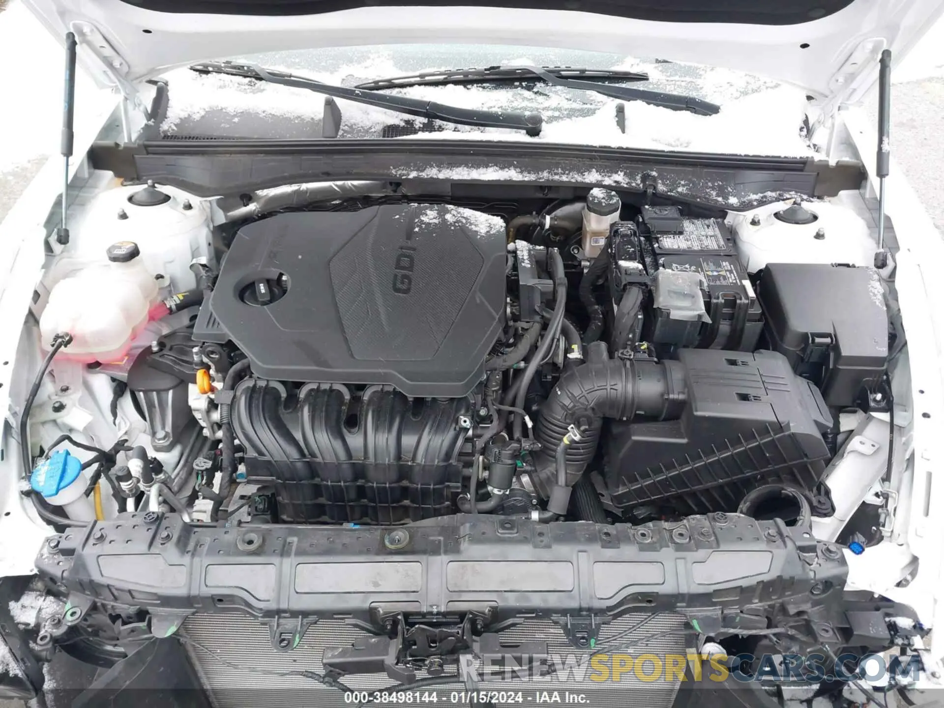 10 fotografías del automóvil dañado 5NPEG4JAXNH143533 HYUNDAI SONATA 2022