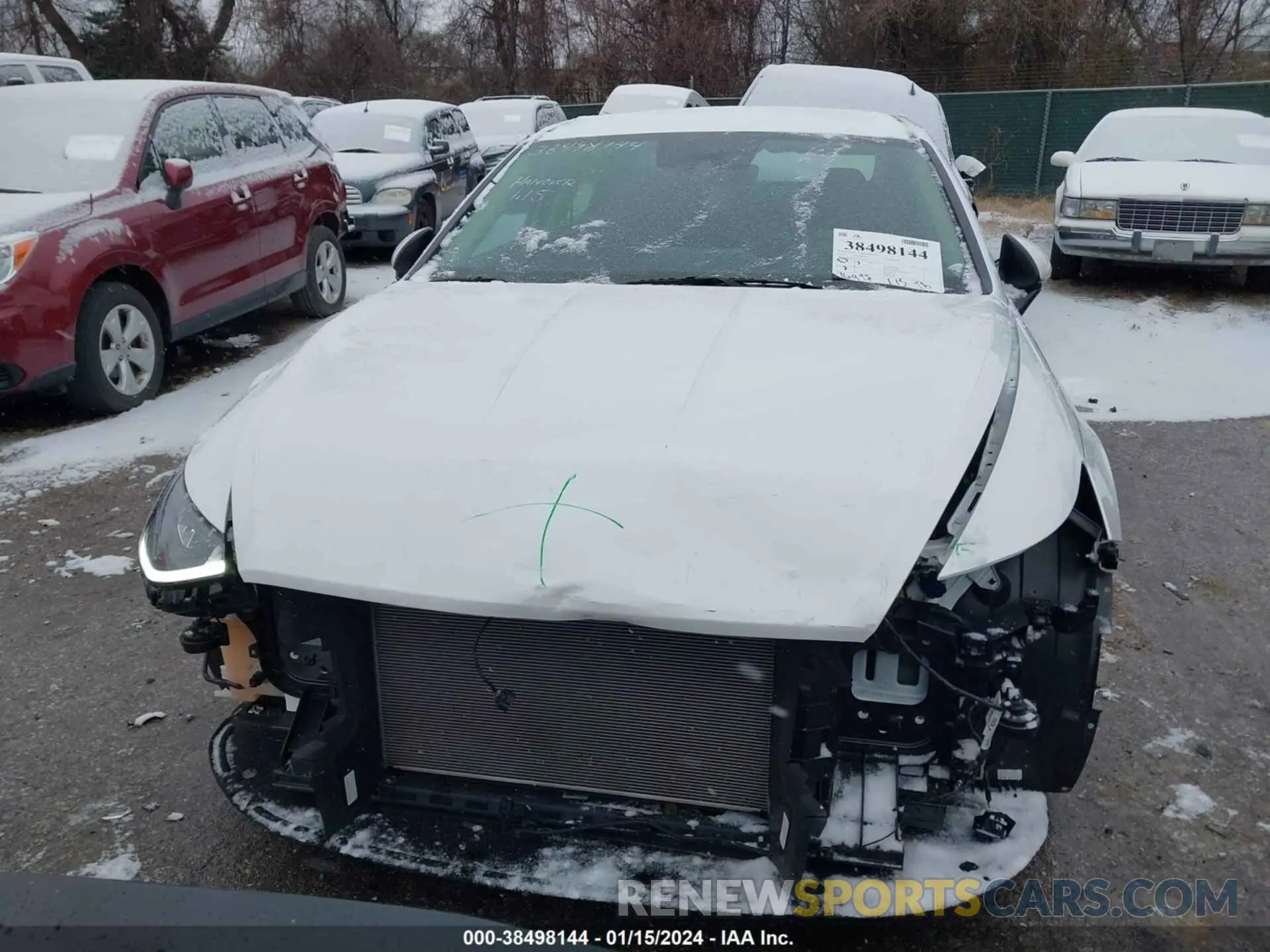 12 fotografías del automóvil dañado 5NPEG4JAXNH143533 HYUNDAI SONATA 2022