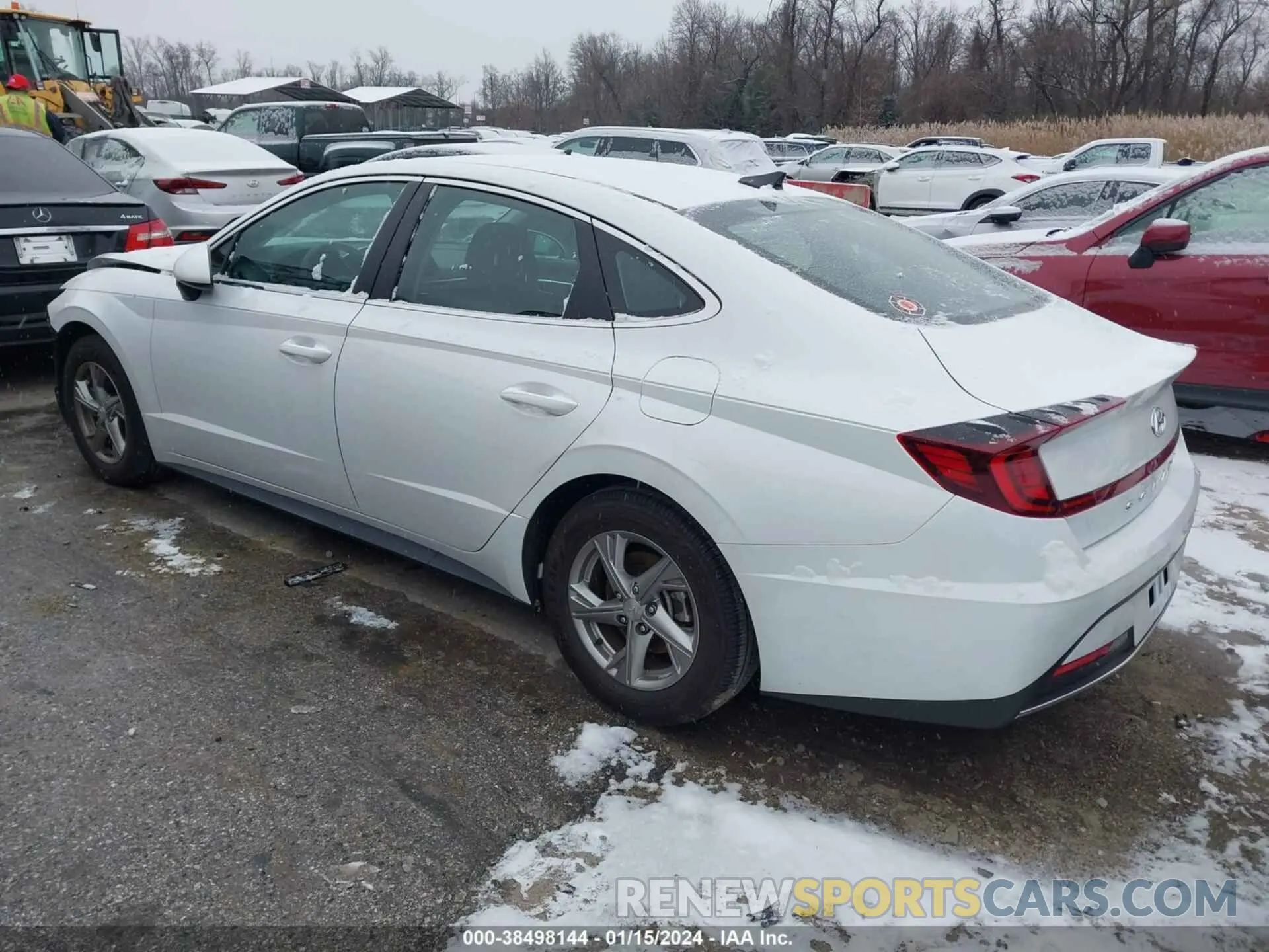 3 fotografías del automóvil dañado 5NPEG4JAXNH143533 HYUNDAI SONATA 2022