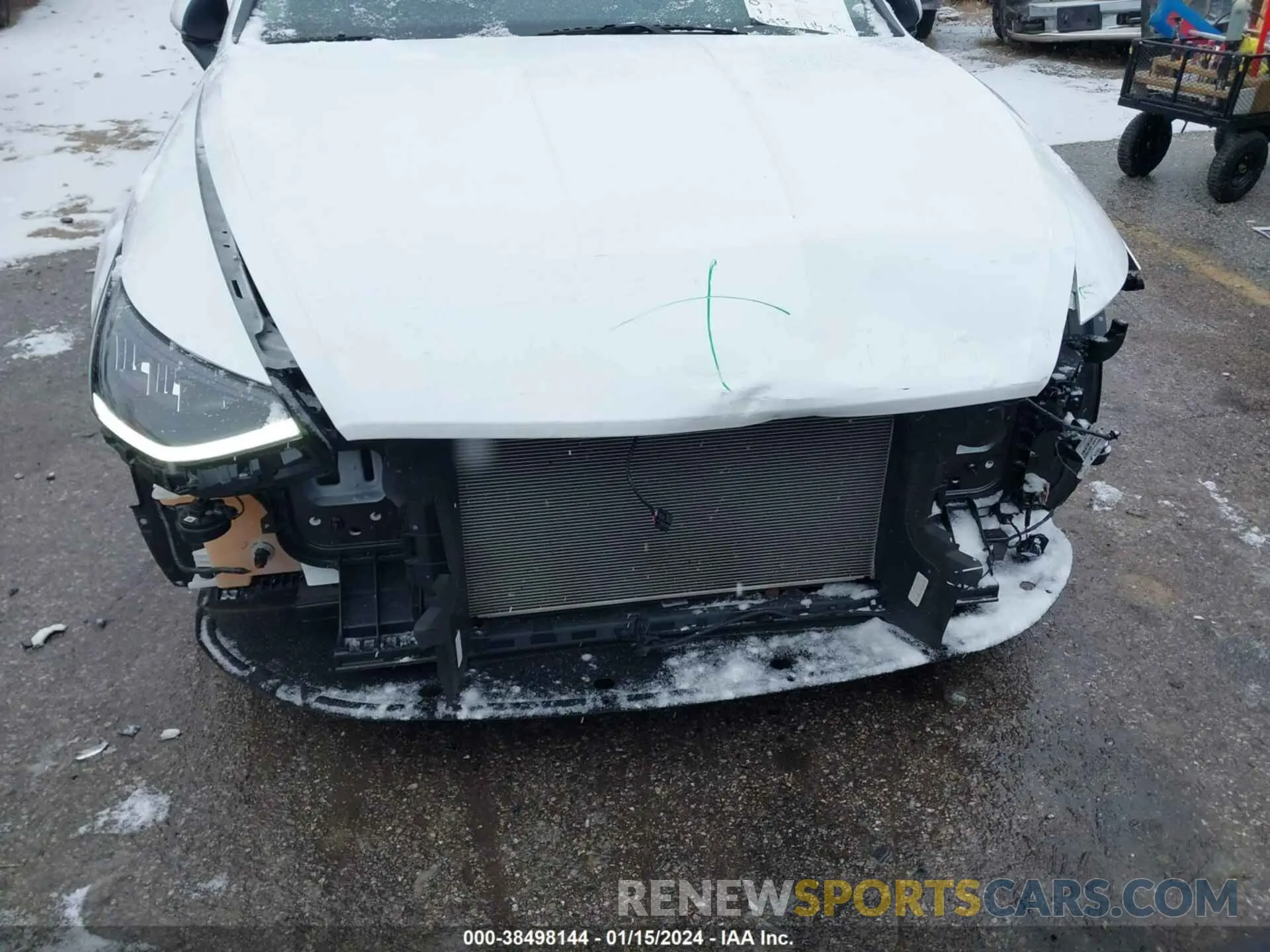 6 fotografías del automóvil dañado 5NPEG4JAXNH143533 HYUNDAI SONATA 2022