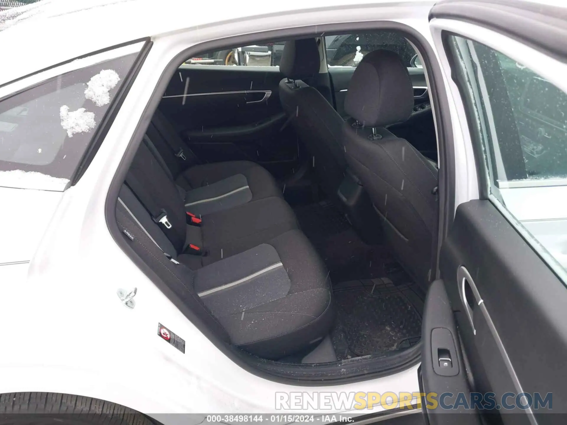 8 fotografías del automóvil dañado 5NPEG4JAXNH143533 HYUNDAI SONATA 2022