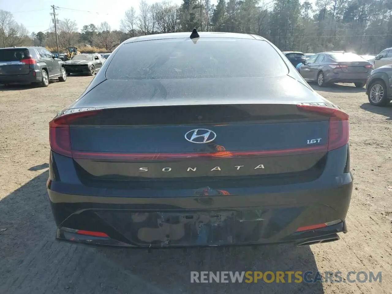 6 fotografías del automóvil dañado 5NPEJ4J20NH135824 HYUNDAI SONATA 2022