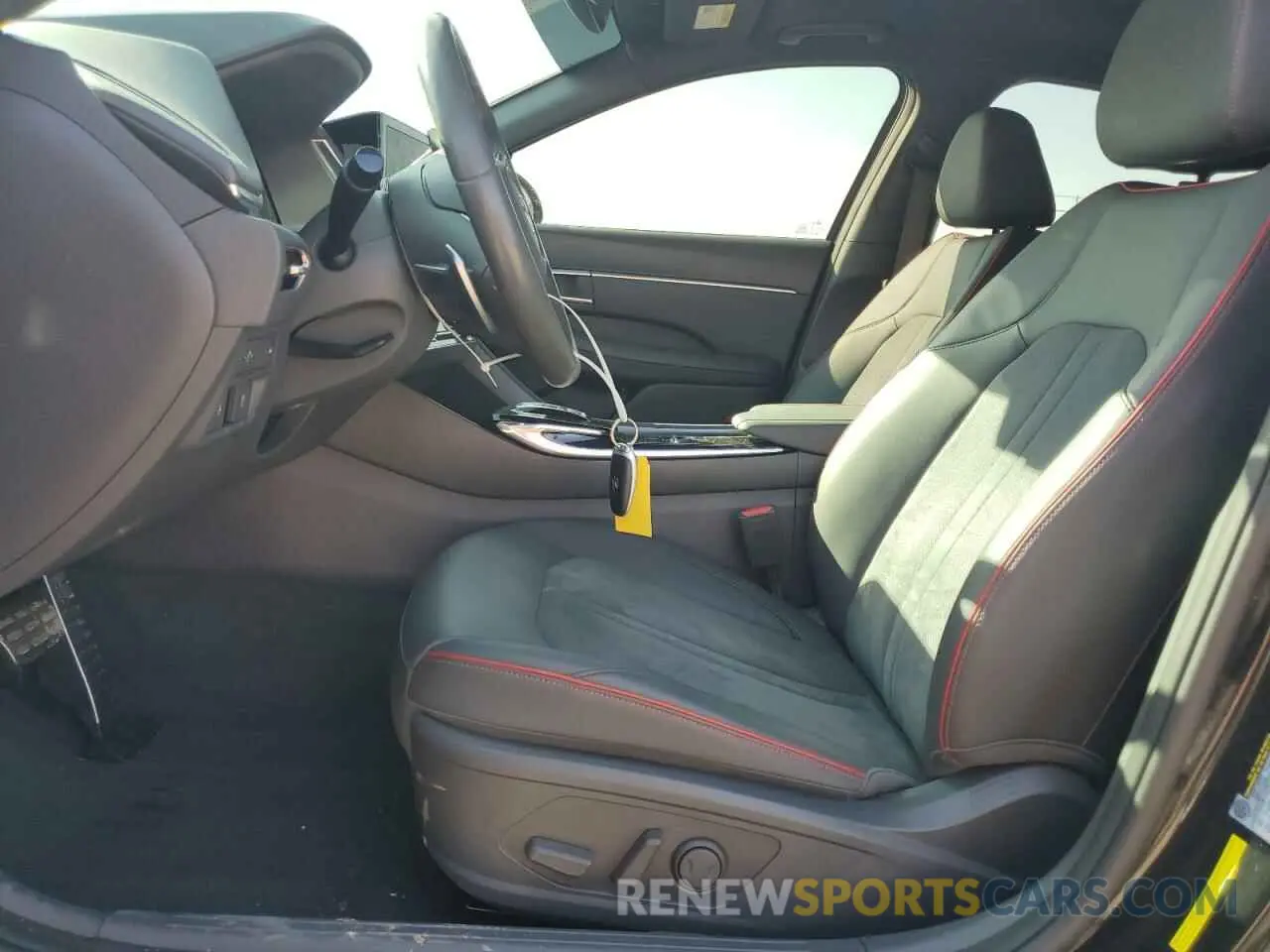 7 fotografías del automóvil dañado 5NPEJ4J20NH135824 HYUNDAI SONATA 2022