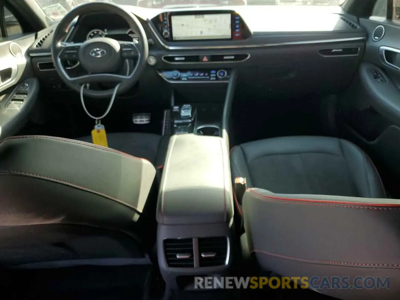 8 fotografías del automóvil dañado 5NPEJ4J20NH135824 HYUNDAI SONATA 2022