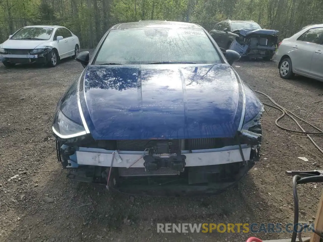 5 fotografías del automóvil dañado 5NPEJ4J20NH149660 HYUNDAI SONATA 2022