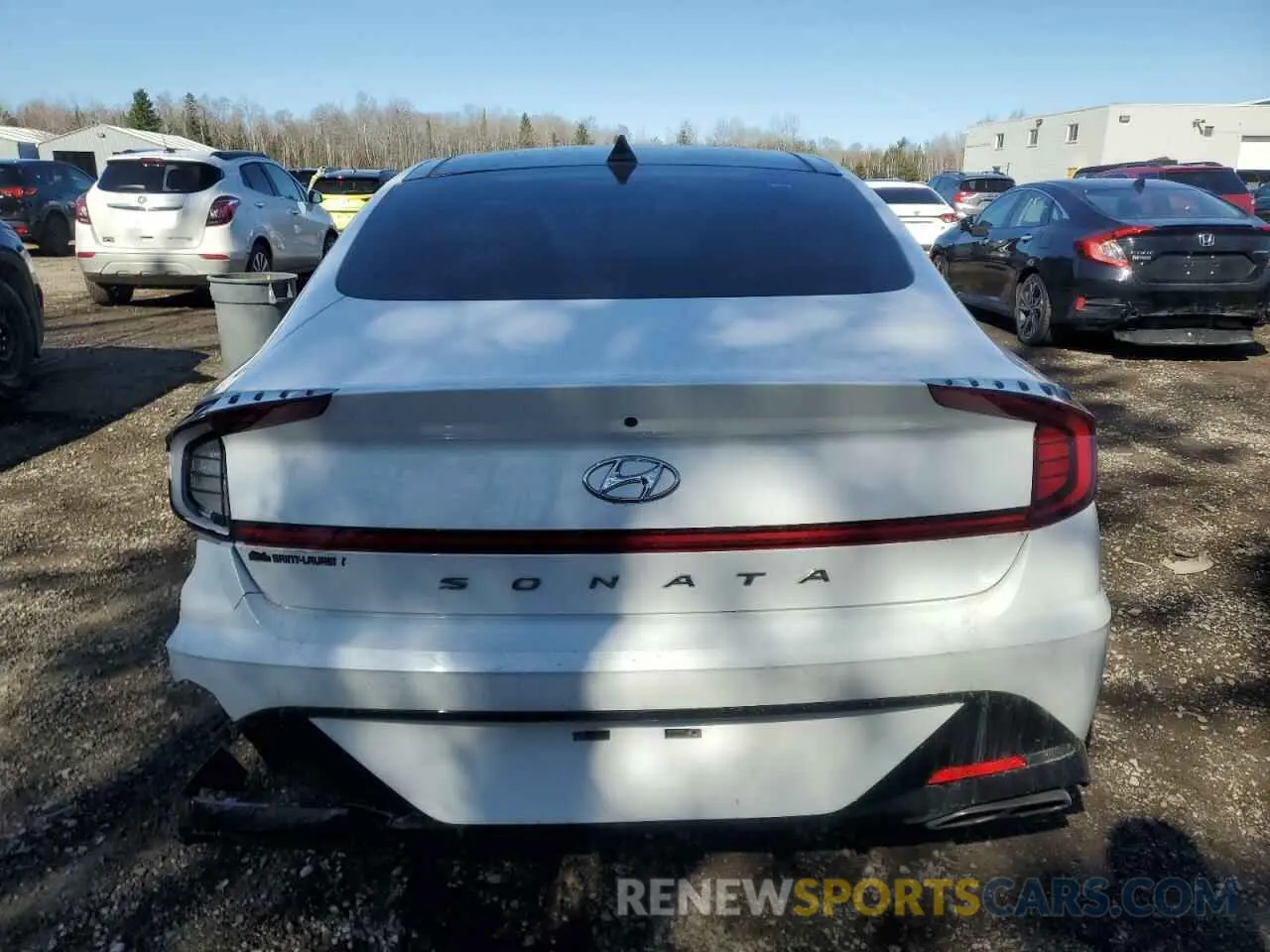 6 fotografías del automóvil dañado 5NPEJ4J21NH136674 HYUNDAI SONATA 2022