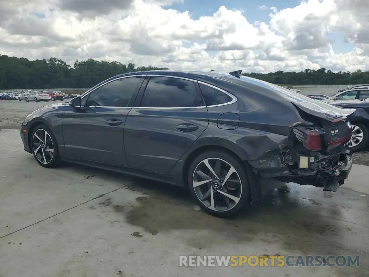 2 fotografías del automóvil dañado 5NPEJ4J23NH140001 HYUNDAI SONATA 2022