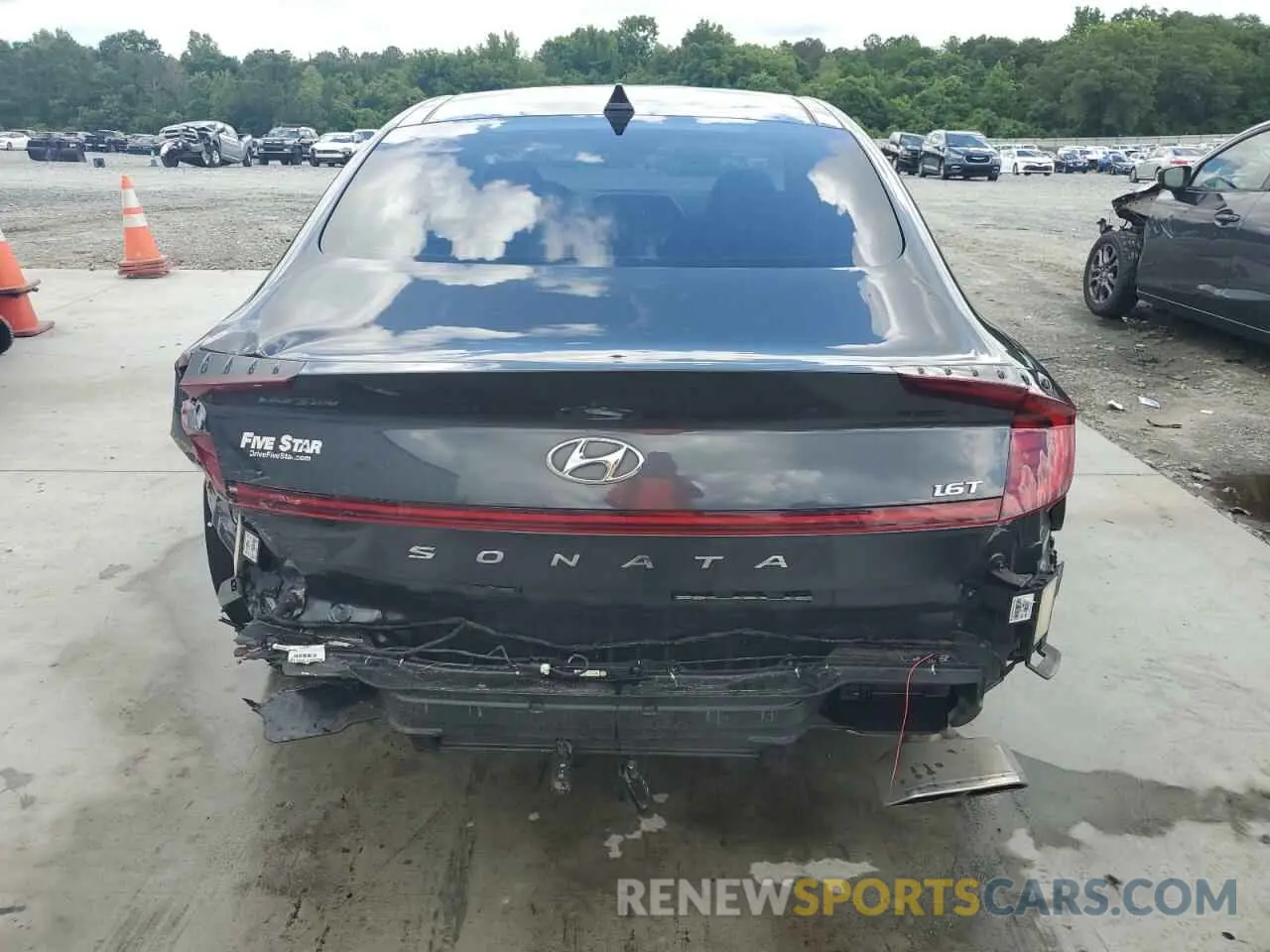 6 fotografías del automóvil dañado 5NPEJ4J23NH140001 HYUNDAI SONATA 2022