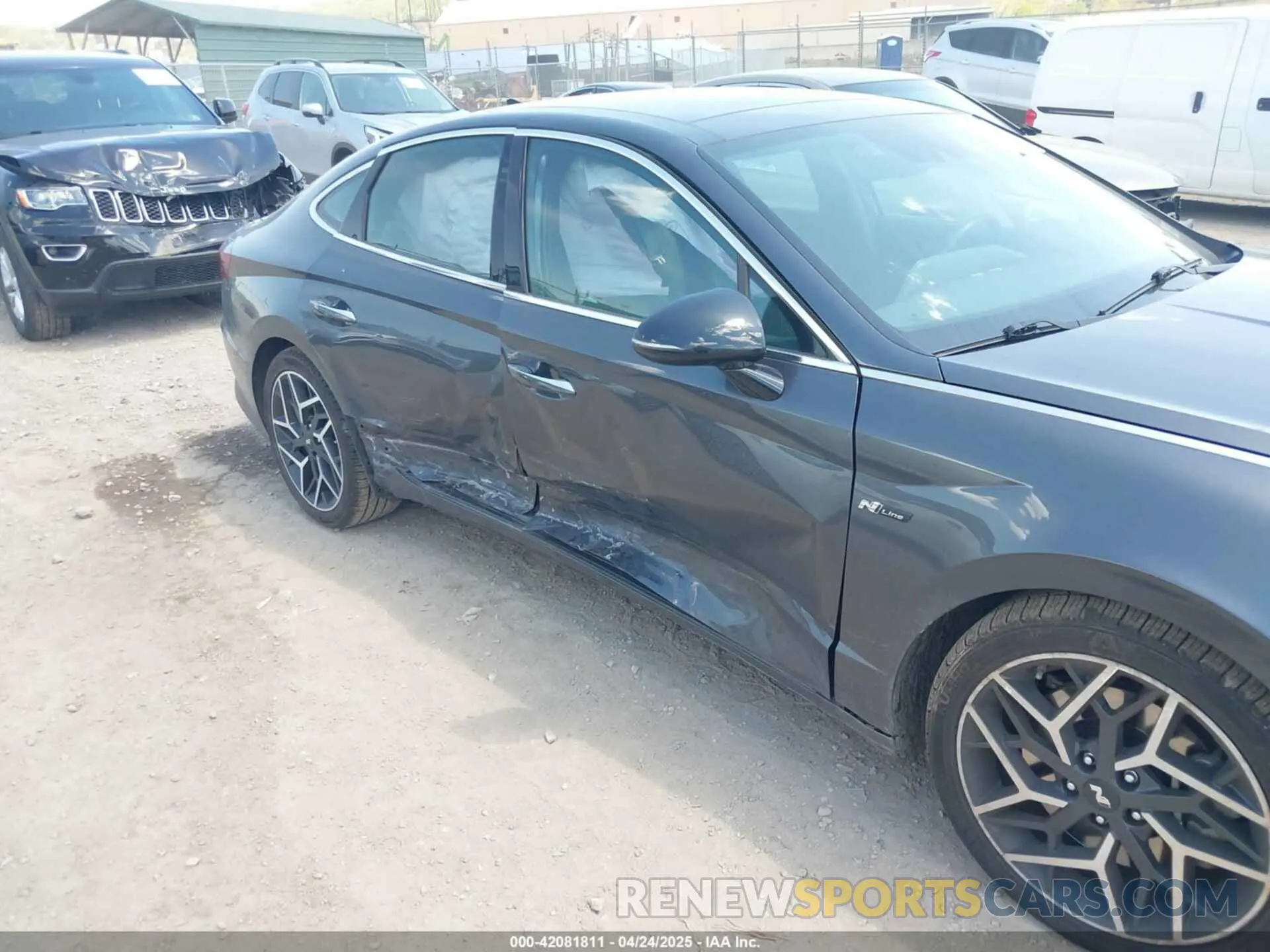 6 fotografías del automóvil dañado 5NPEK4JC7NH149497 HYUNDAI SONATA 2022