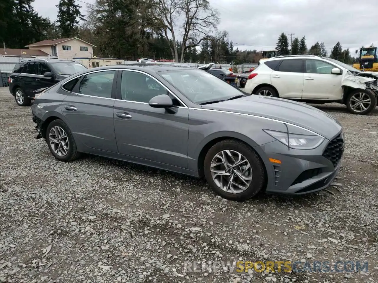 4 fotografías del automóvil dañado KMHL14JA5NA167718 HYUNDAI SONATA 2022