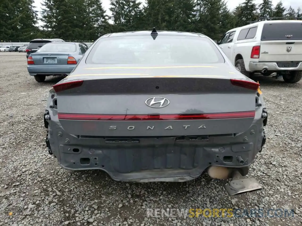 6 fotografías del automóvil dañado KMHL14JA5NA167718 HYUNDAI SONATA 2022