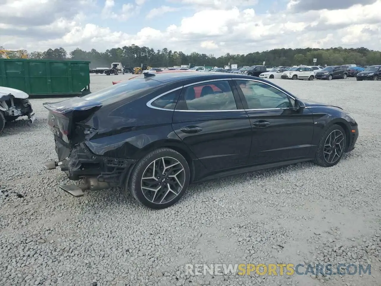 3 fotografías del automóvil dañado KMHL14JC1NA227639 HYUNDAI SONATA 2022