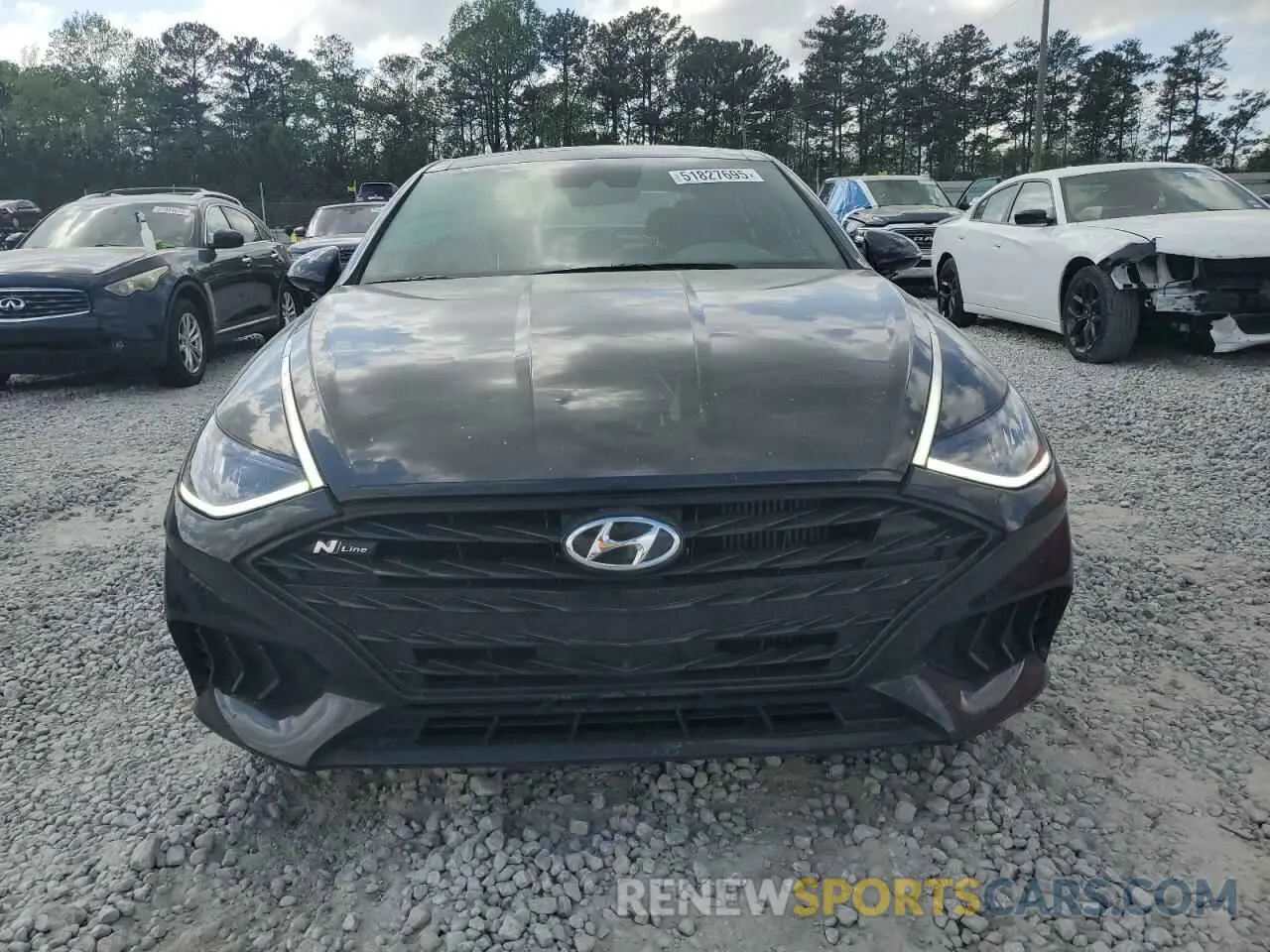 5 fotografías del automóvil dañado KMHL14JC1NA227639 HYUNDAI SONATA 2022