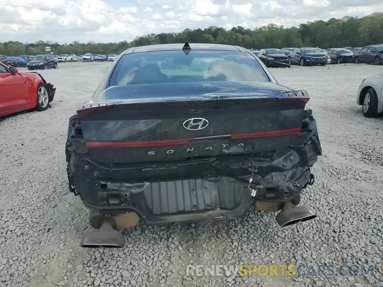 6 fotografías del automóvil dañado KMHL14JC1NA227639 HYUNDAI SONATA 2022