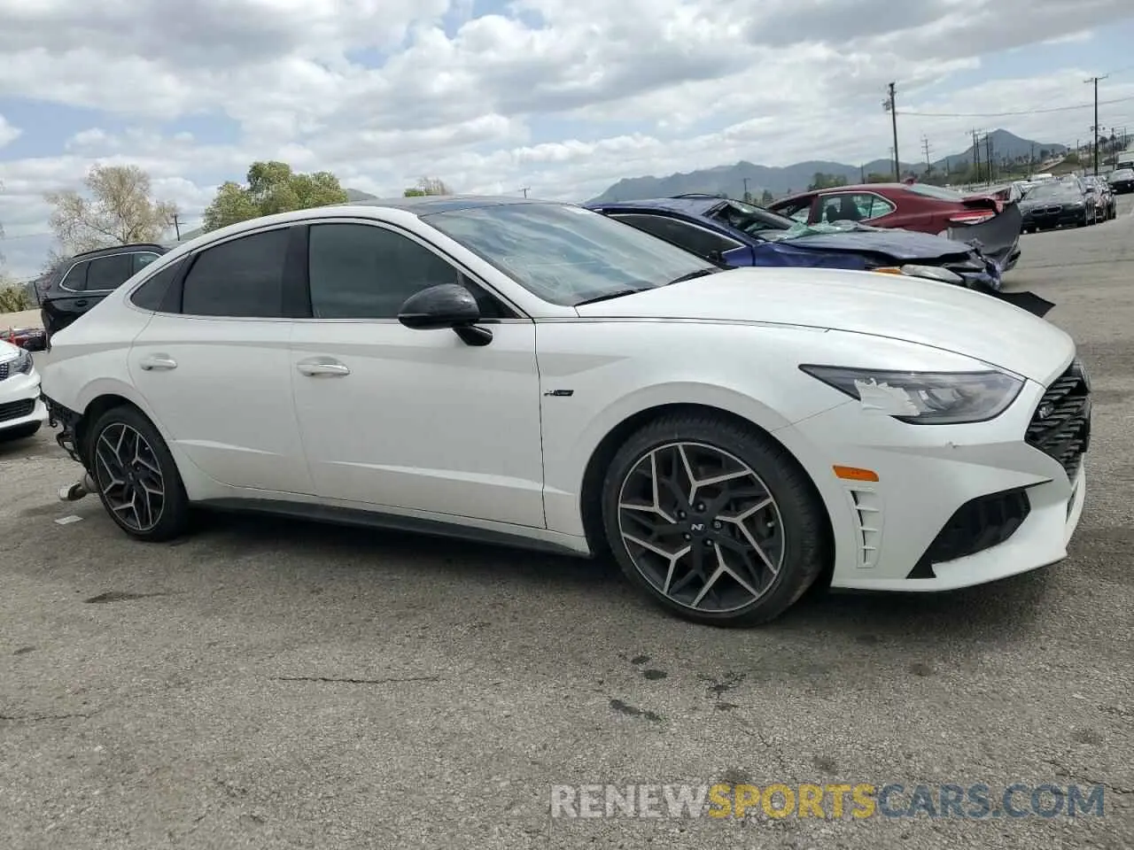 4 fotografías del automóvil dañado KMHL14JC2NA217525 HYUNDAI SONATA 2022
