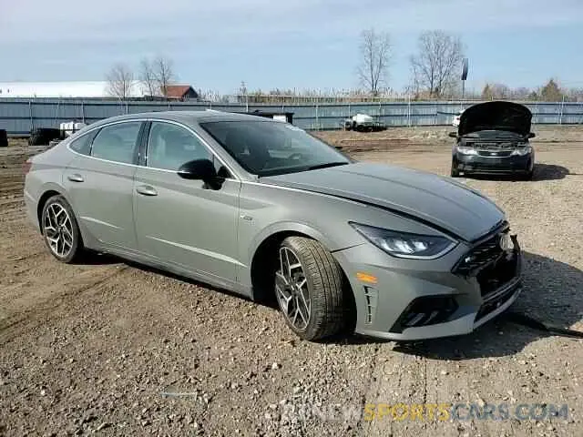 10 fotografías del automóvil dañado KMHL14JC5NA243990 HYUNDAI SONATA 2022
