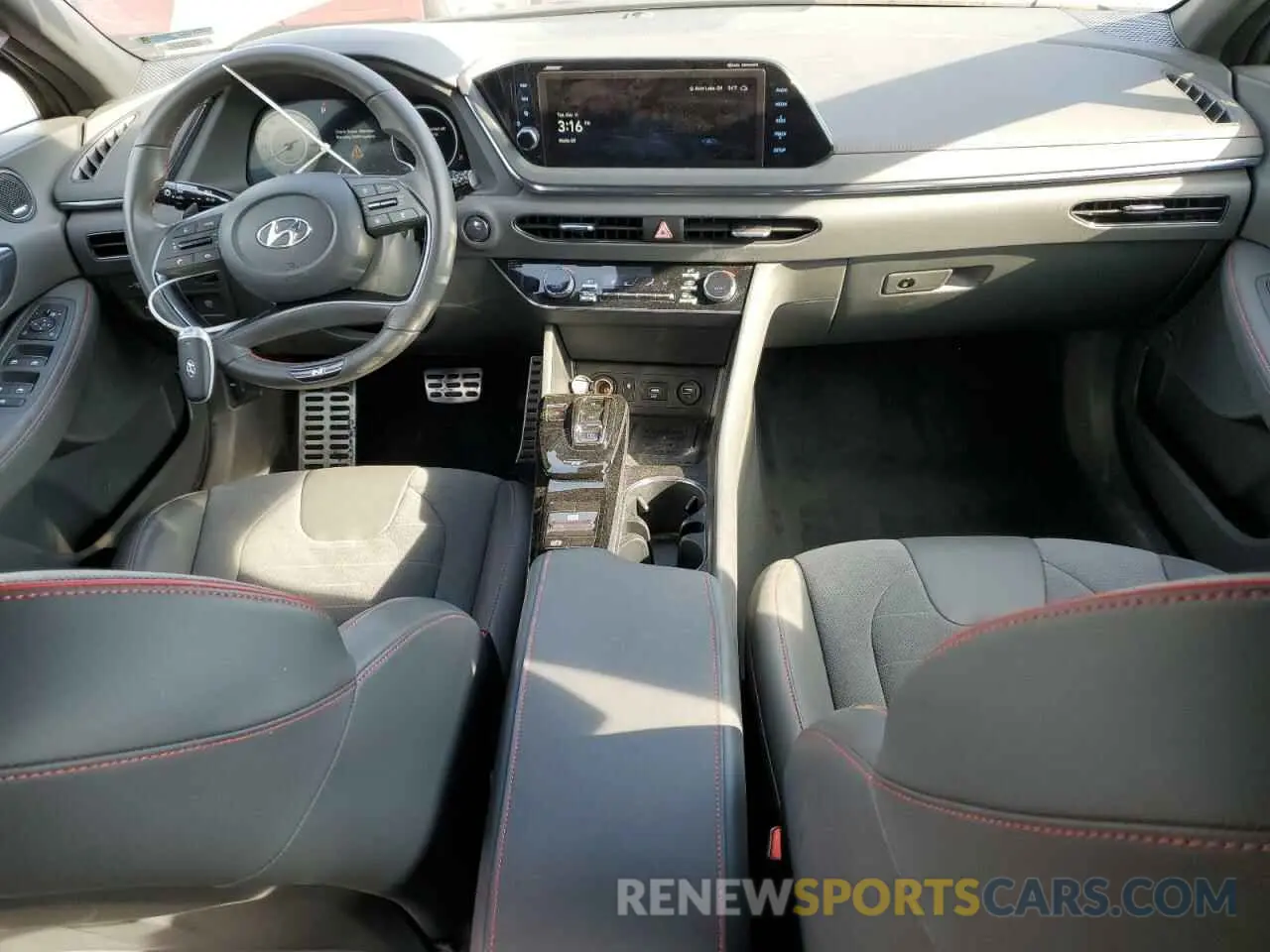 8 fotografías del automóvil dañado KMHL14JC5NA243990 HYUNDAI SONATA 2022
