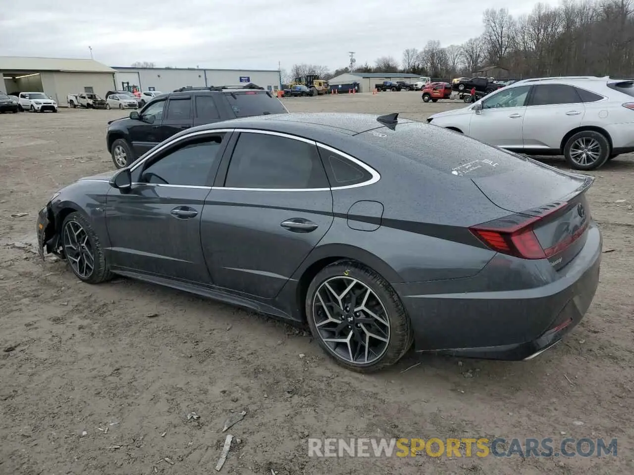 2 fotografías del automóvil dañado KMHL14JCXNA245525 HYUNDAI SONATA 2022