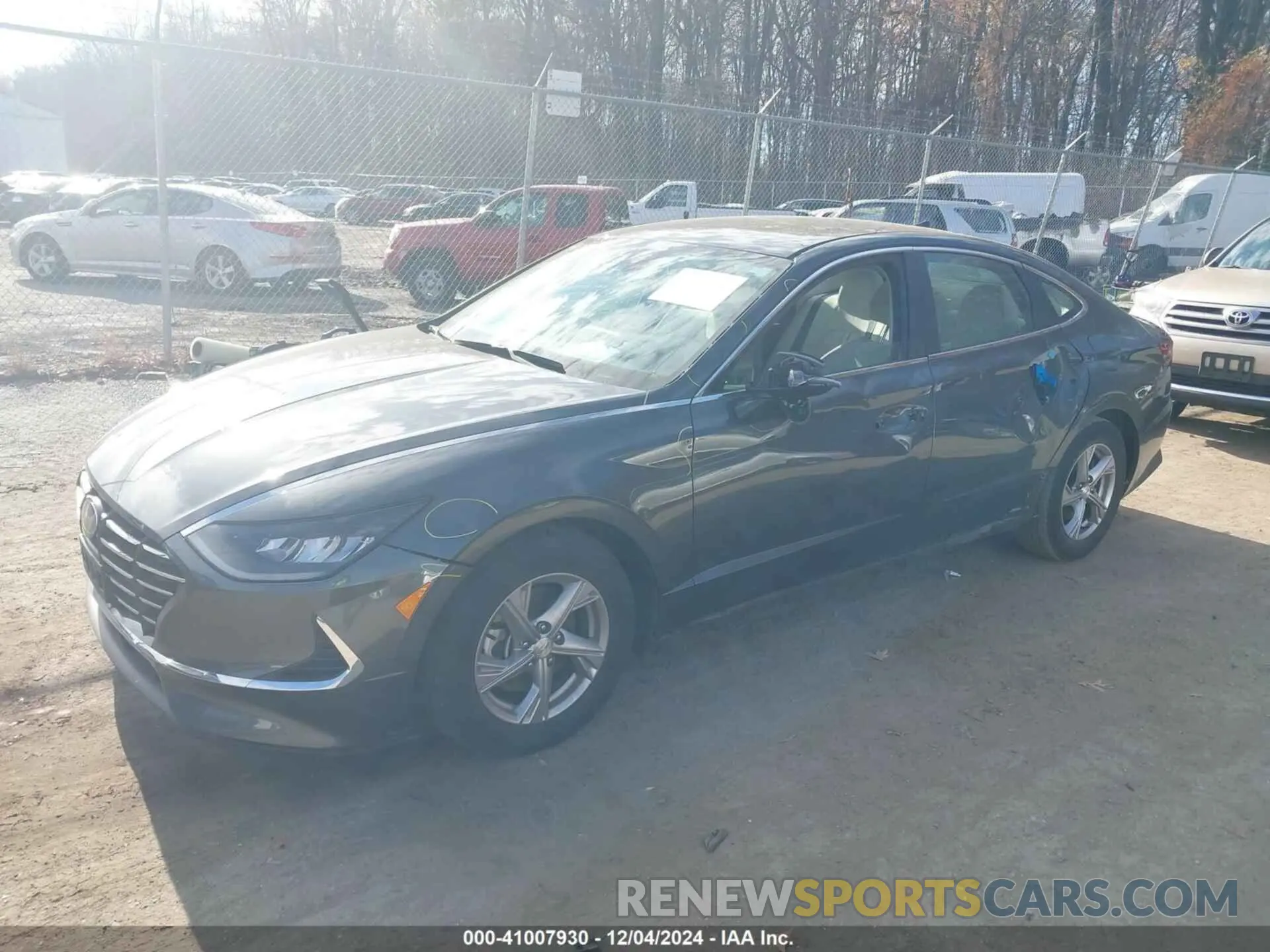 2 fotografías del automóvil dañado KMHL24JA9NA221311 HYUNDAI SONATA 2022