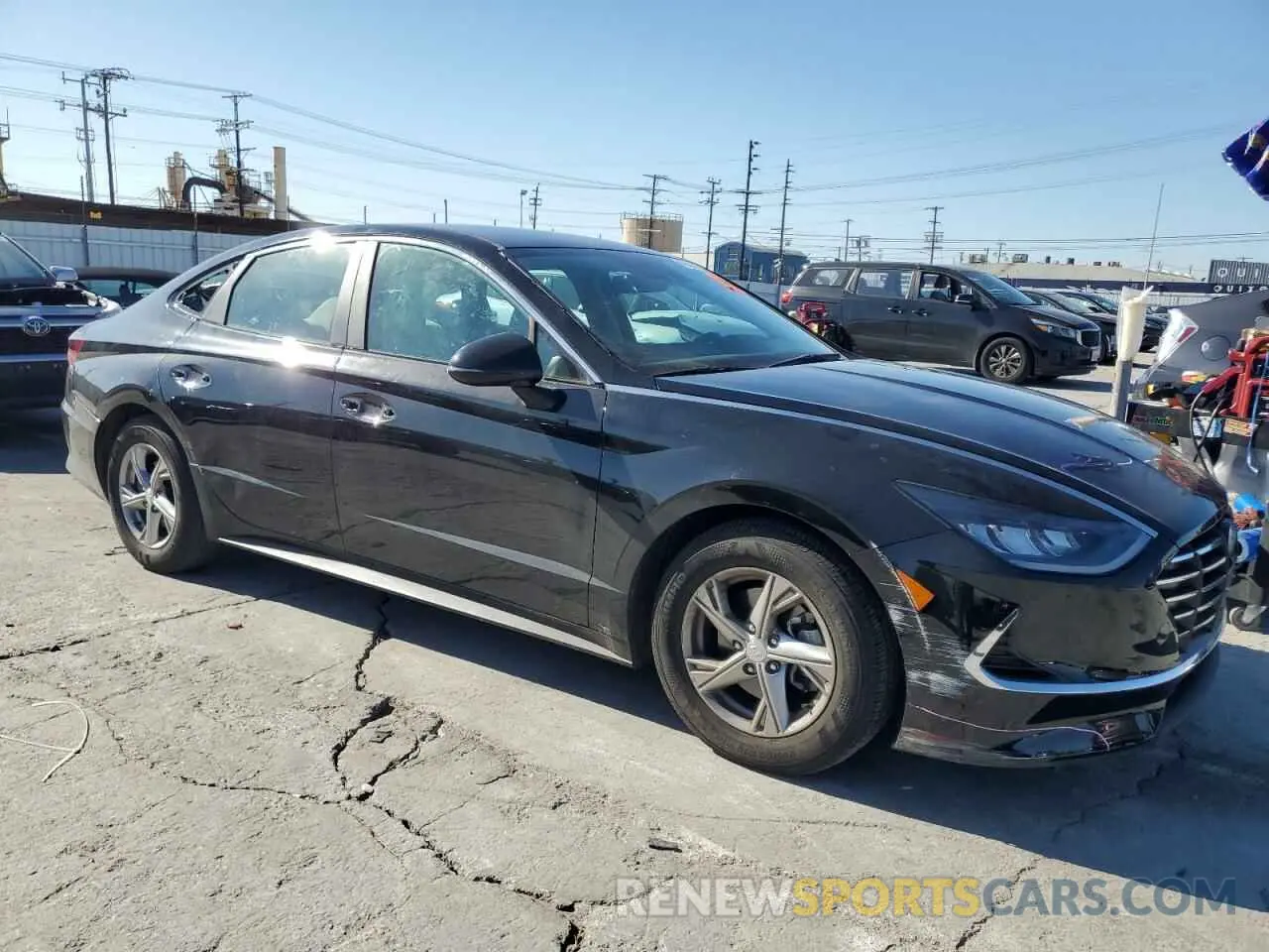 4 fotografías del automóvil dañado KMHL24JAXNA213461 HYUNDAI SONATA 2022