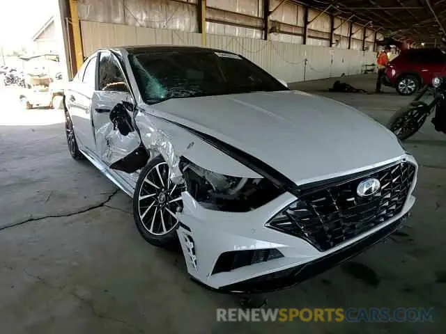 13 fotografías del automóvil dañado KMHL34J20NA173302 HYUNDAI SONATA 2022