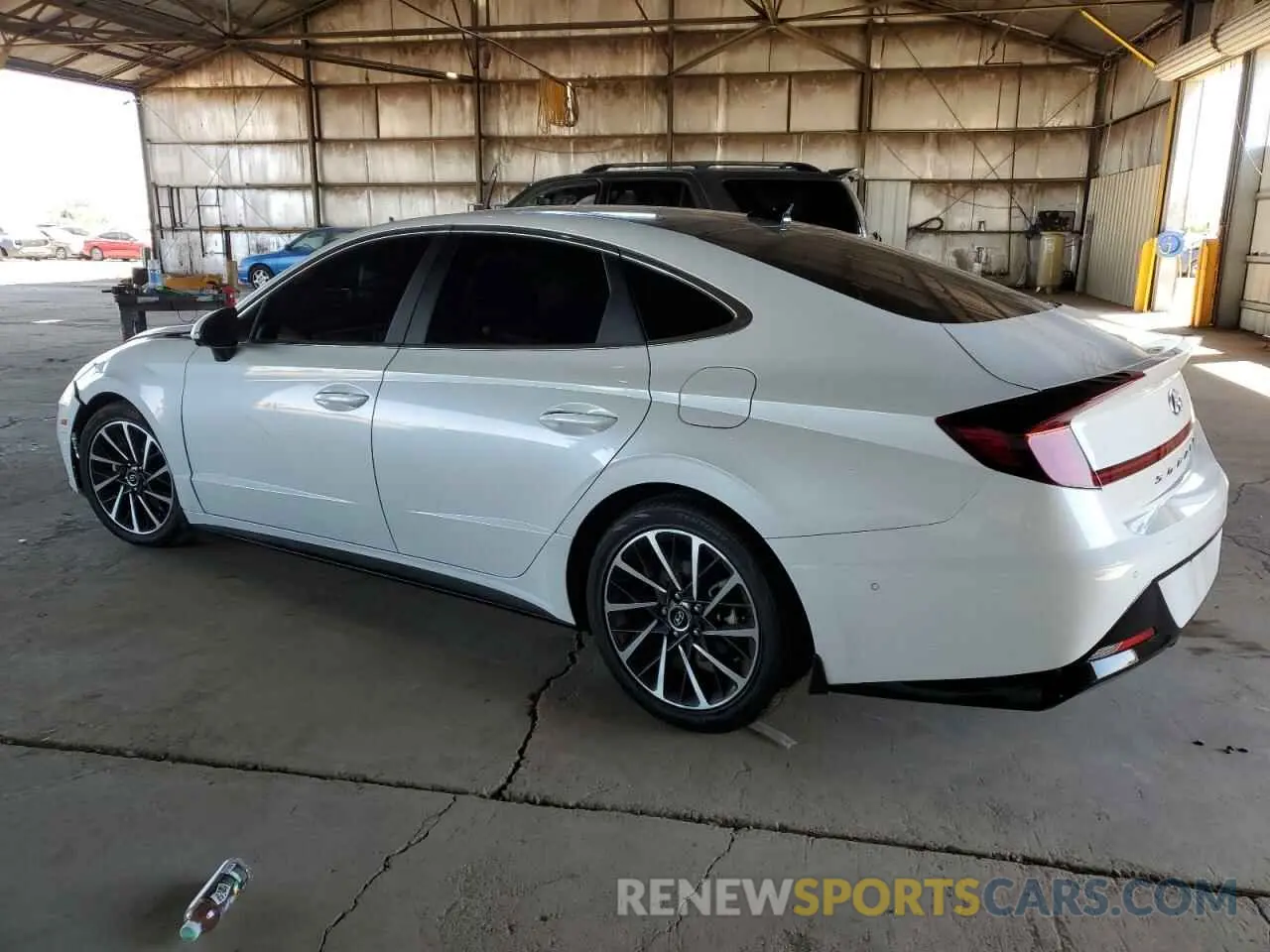 2 fotografías del automóvil dañado KMHL34J20NA173302 HYUNDAI SONATA 2022