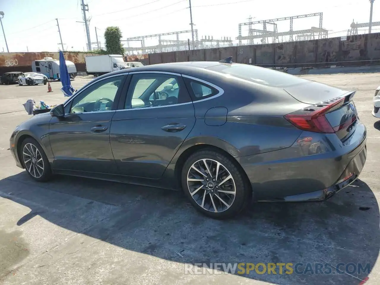 2 fotografías del automóvil dañado KMHL34J20NA195400 HYUNDAI SONATA 2022